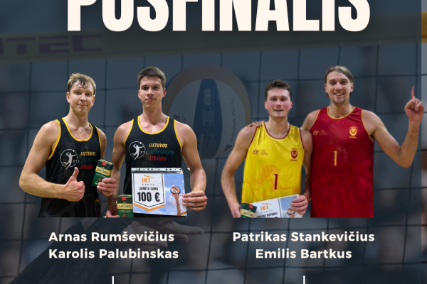 TOP10 vyrų pusfinalis - birželio 3 d.