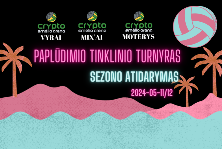 Paplūdimio tinklinio turnyras Sezono atidarymas