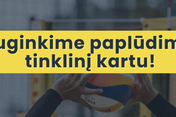 Mokesčių parama tinkliniui - paskutinės dienos!