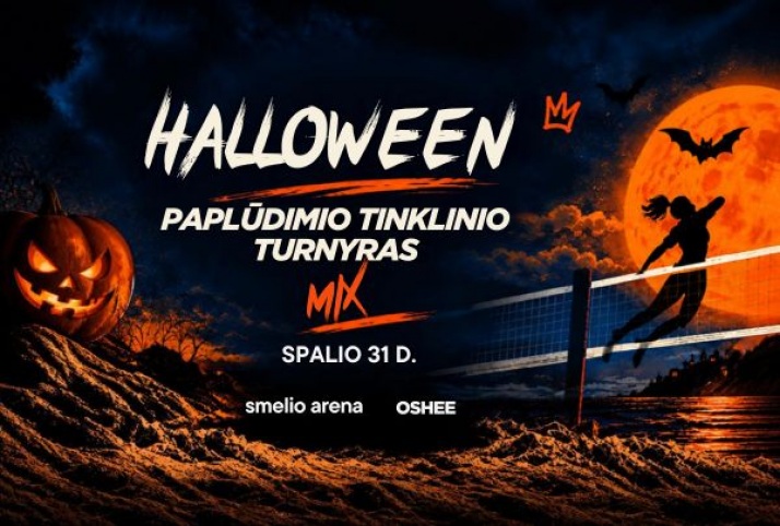 Halloween paplūdimio tinklinio turnyras 2026